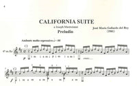 【楽譜】ガジャルド・デル・レイ：カリフォルニア組曲
