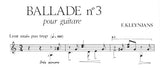 【楽譜】クレンジャンス：バラード第3番Op.15