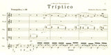 【楽譜】シエラ：トリプティコ（1989）（G&2Vn&Vla&Vc）