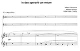 【楽譜】デニソフ：In Deo speravit cor meum（Vn/Fl,G,Org）