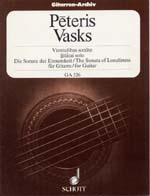 【楽譜】ヴァスクス：孤独のソナタ［エヴァース運指］全3楽章