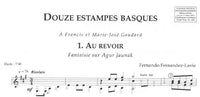 【楽譜】フェルナンデス=ラビエ：12のバスクの版画・第1集