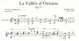 【楽譜】コスト：オルナンの谷Op.17［レオーネ校訂・運指］