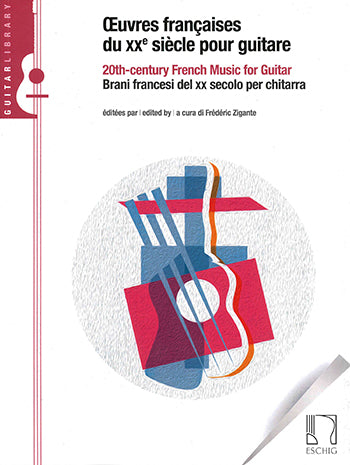 【楽譜】ギターのための20世紀のフランス音楽［ジガンテ監修］