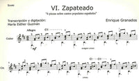【楽譜】グラナドス：サパテアード〜スペイン民謡による6つの小品より[グスマン編]